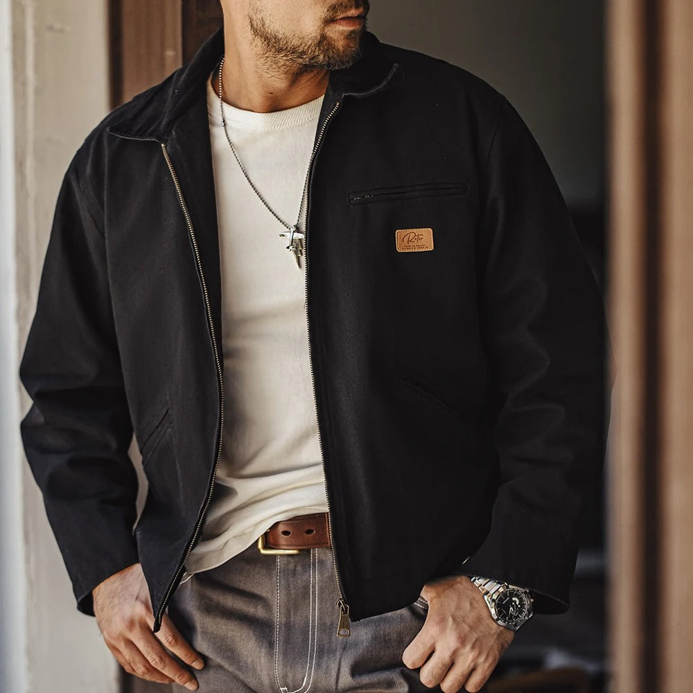 Men´s Classic Tan Canvas Jacket