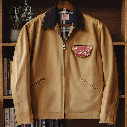Men´s Classic Tan Canvas Jacket