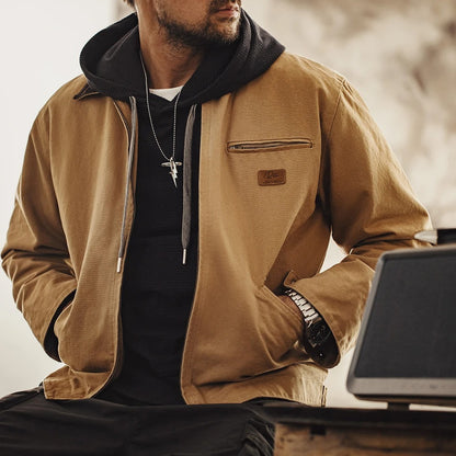 Men´s Classic Tan Canvas Jacket